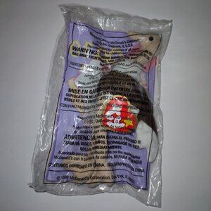 Ty Teenie Beanie Baby - Stretchy the Ostrich - McDonald's Happy Meal Toy - NiB